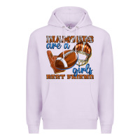 Lilac diamonds are a girls best friend football Premium Hoodie - texasbilliewilder