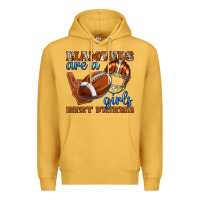 Mustard diamonds are a girls best friend football Premium Hoodie - texasbilliewilder