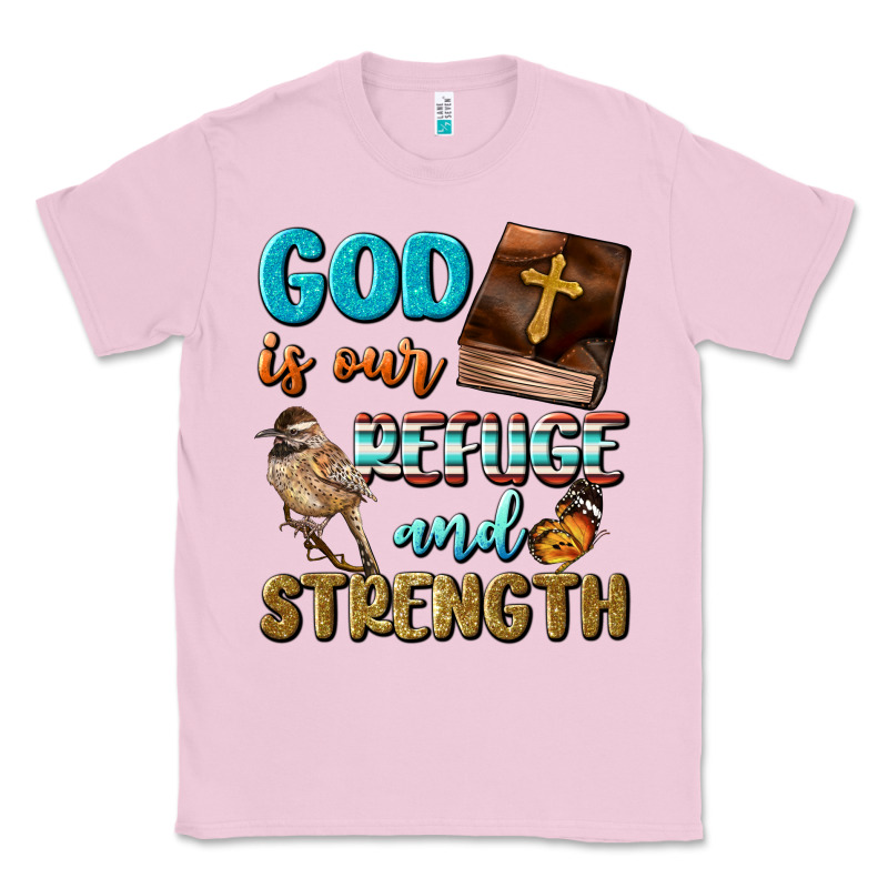 God Is Our Refuge And Strength Classic Tee by BundleAndBundleShop | Teevron