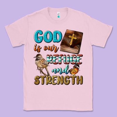 God Is Our Refuge And Strength Classic Tee Designed By Bundleandbundleshop