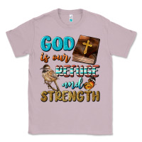 Lilac God Is Our Refuge And Strength Classic Tee - BundleAndBundleShop