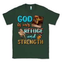 Sports Green God Is Our Refuge And Strength Classic Tee - BundleAndBundleShop