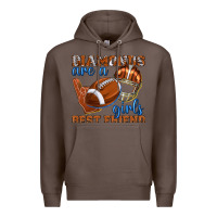 Coffee diamonds are a girls best friend football Premium Hoodie - texasbilliewilder