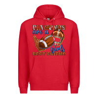 Red diamonds are a girls best friend football Premium Hoodie - texasbilliewilder