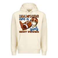 Sandshell diamonds are a girls best friend football Premium Hoodie - texasbilliewilder