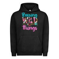 Pigment Black raising wild things Urban Hoodie - texasbilliewilder