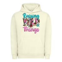 Pigment Pistachio raising wild things Urban Hoodie - texasbilliewilder