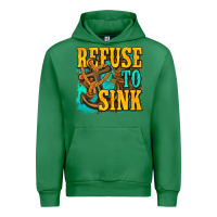 Emerald refuse to sink western Urban Hoodie - texasbilliewilder