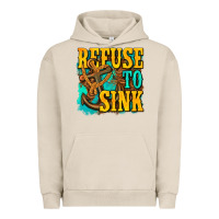 Pigment French Oak refuse to sink western Urban Hoodie - texasbilliewilder