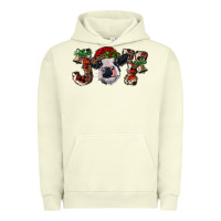 Pigment Pistachio Christmas Joy Heifer Cow Urban Hoodie - RanaPortraitStore