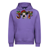 Tulip Christmas Joy Heifer Cow Urban Hoodie - RanaPortraitStore