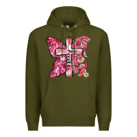 Army Green faith cancer cross Premium Hoodie - Zillion Design Studio