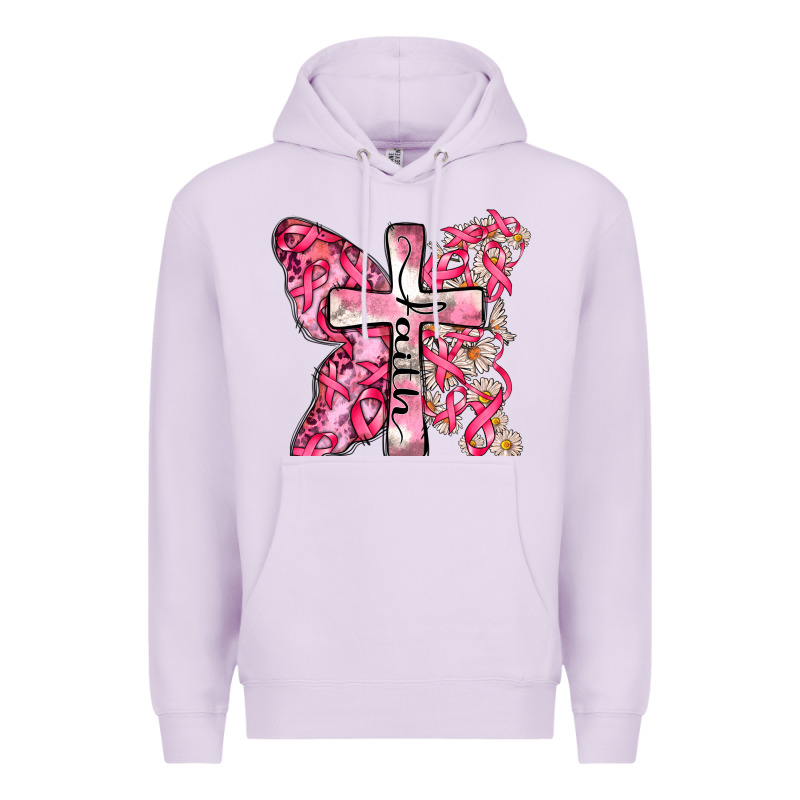 Faith Cancer Cross Premium Hoodie by Zillion Design Studio | Teevron