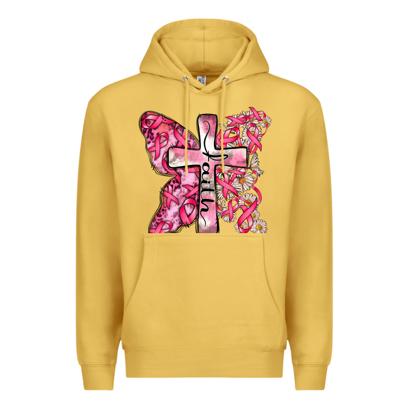 Faith Cancer Cross Premium Hoodie by Zillion Design Studio | Teevron