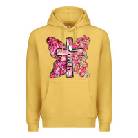 Antique Gold faith cancer cross Premium Hoodie - Zillion Design Studio