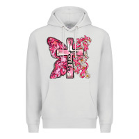 Dove Grey faith cancer cross Premium Hoodie - Zillion Design Studio