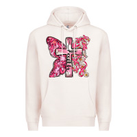 Pale Pink faith cancer cross Premium Hoodie - Zillion Design Studio