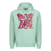 Seafoam faith cancer cross Premium Hoodie - Zillion Design Studio