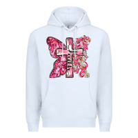 White faith cancer cross Premium Hoodie - Zillion Design Studio