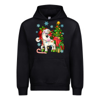 Black Christmas unicorn Urban Hoodie - Zillion Design Studio