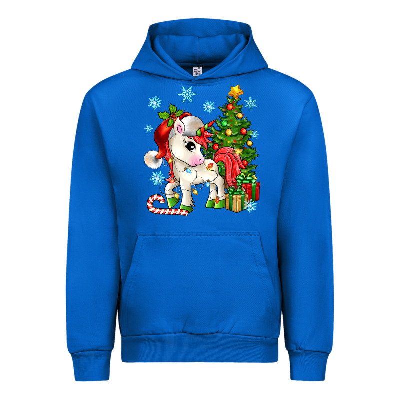 Christmas Unicorn Urban Hoodie by Zillion Design Studio | Teevron