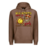 Chestnut diamonds are a girls best friend softball Premium Hoodie - texasbilliewilder