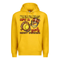 Lemon diamonds are a girls best friend softball Premium Hoodie - texasbilliewilder