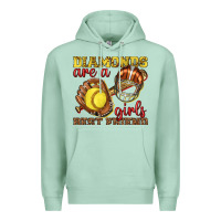 Seafoam diamonds are a girls best friend softball Premium Hoodie - texasbilliewilder