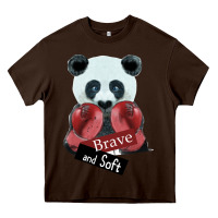 Chocolate Brown The winner, Brave And Soft Heavy Core Tee - Bettercallsaul
