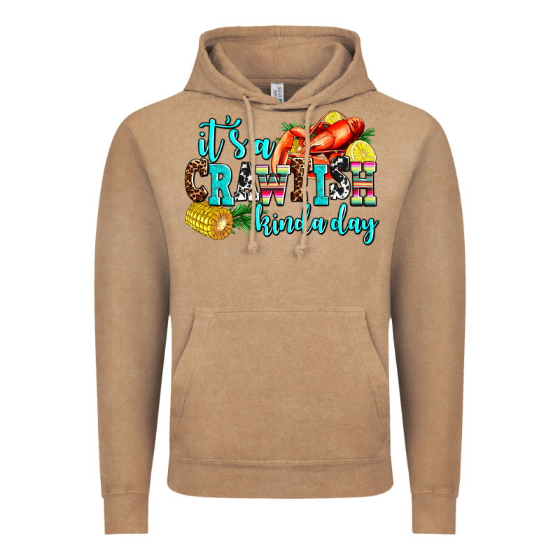 Its A Crawfish Kinda Day Vintage Hoodie by AdoDesignShop | Teevron