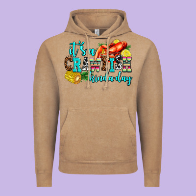 Its A Crawfish Kinda Day Vintage Hoodie Designed By Adodesignshop
