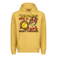 Antique Gold diamonds are a girls best friend softball Premium Hoodie - texasbilliewilder