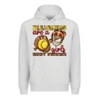 Dove Grey diamonds are a girls best friend softball Premium Hoodie - texasbilliewilder