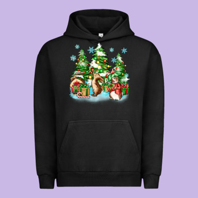 Urban Hoodie christmas rabbits