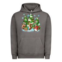 Pigment Tornado christmas rabbits Urban Hoodie - Zillion Design Studio