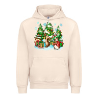 Sandshell christmas rabbits Urban Hoodie - Zillion Design Studio