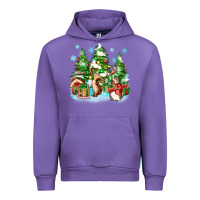 Tulip christmas rabbits Urban Hoodie - Zillion Design Studio