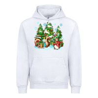 White christmas rabbits Urban Hoodie - Zillion Design Studio