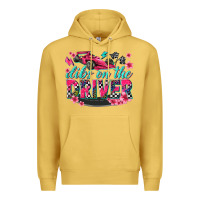 Antique Gold dibs on the driver Premium Hoodie - texasbilliewilder
