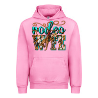 Fuchsia Pink rodeo wife western Urban Hoodie - texasbilliewilder