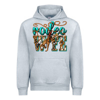 Heather Grey rodeo wife western Urban Hoodie - texasbilliewilder