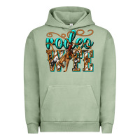 Pigment Oil Green rodeo wife western Urban Hoodie - texasbilliewilder