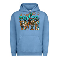 Pigment Pebble Blue rodeo wife western Urban Hoodie - texasbilliewilder