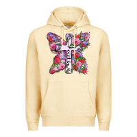 Pina Colada faith butterfly cross Premium Hoodie - Zillion Design Studio