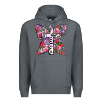 Rock faith butterfly cross Premium Hoodie - Zillion Design Studio