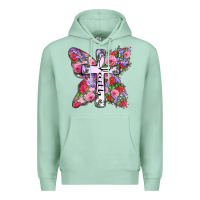 Seafoam faith butterfly cross Premium Hoodie - Zillion Design Studio