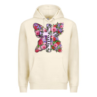 Tofu faith butterfly cross Premium Hoodie - Zillion Design Studio