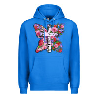 True Royal faith butterfly cross Premium Hoodie - Zillion Design Studio