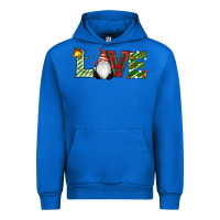 Cobalt Christmas Love Gnome Urban Hoodie - RanaPortraitStore
