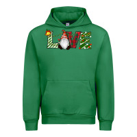 Emerald Christmas Love Gnome Urban Hoodie - RanaPortraitStore